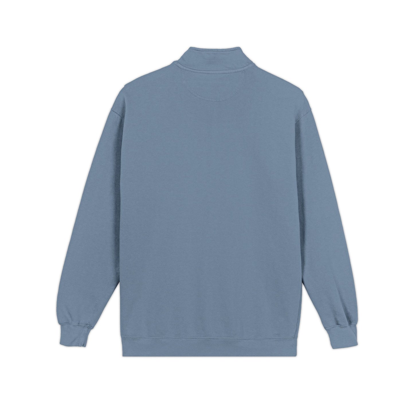 Quarter-Zip Sweatshirt — Minimal 'BDR' Chest Logo, Athletic Casual Pullover