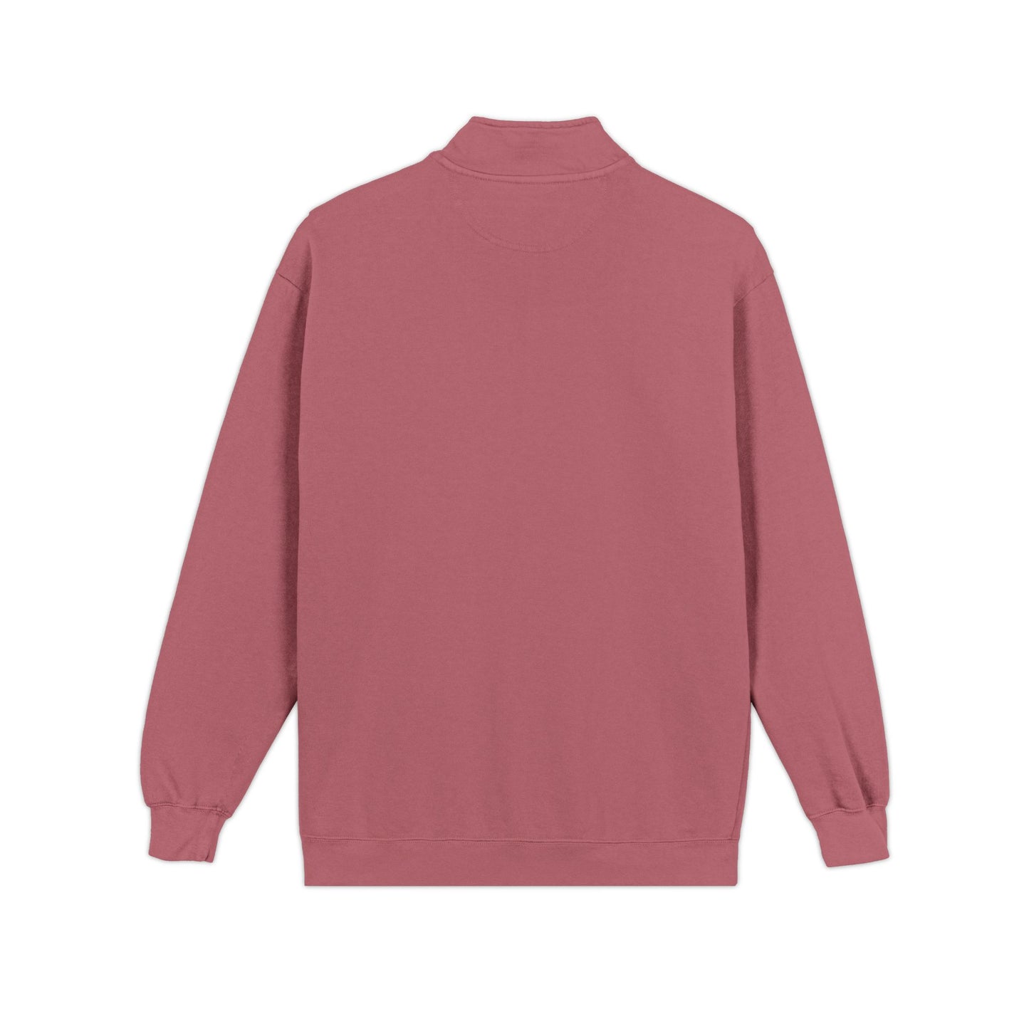 Quarter-Zip Sweatshirt — Minimal 'BDR' Chest Logo, Athletic Casual Pullover